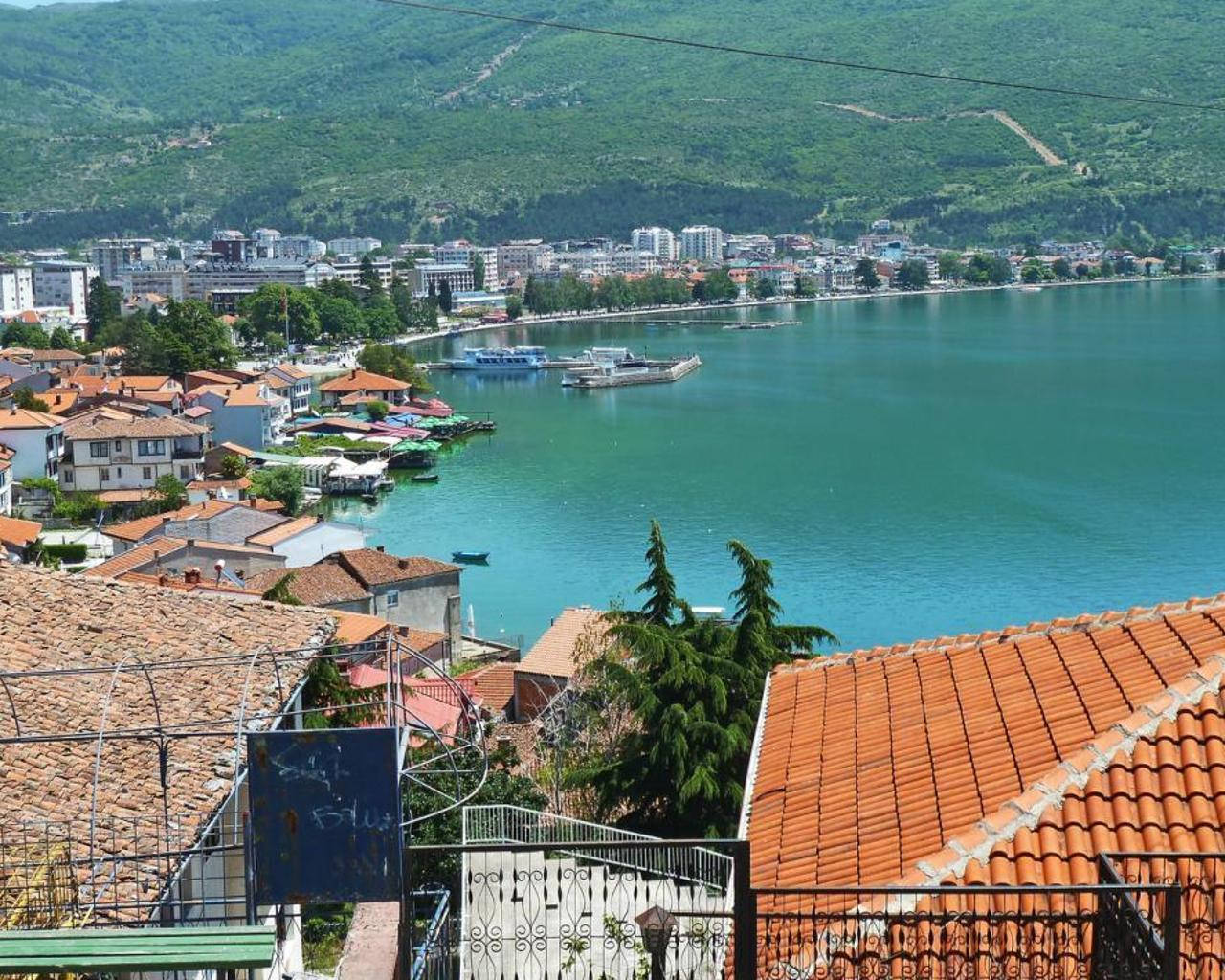 Macedonia Lake Ohrid View Picture