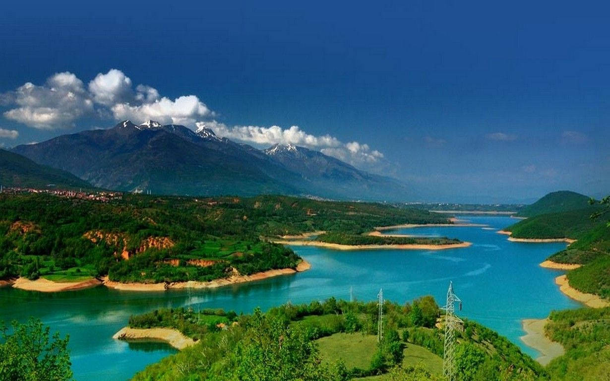 Macedonia Lake Spilje Background