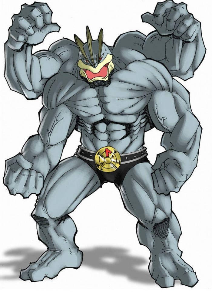 Machamp Angry Strong Arms Wallpaper