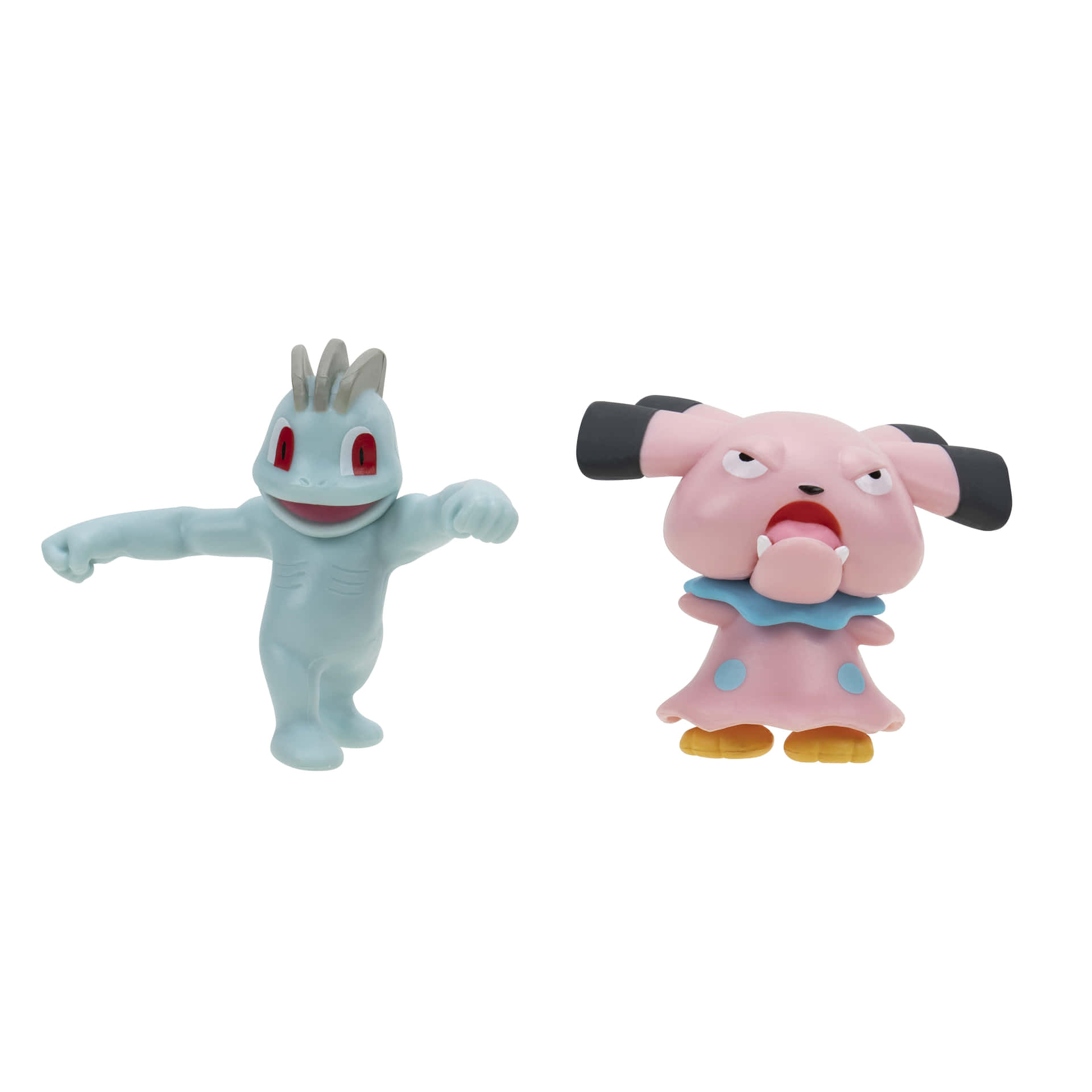 Machop And Snubbull Pokemon Plush Toy Wallpaper