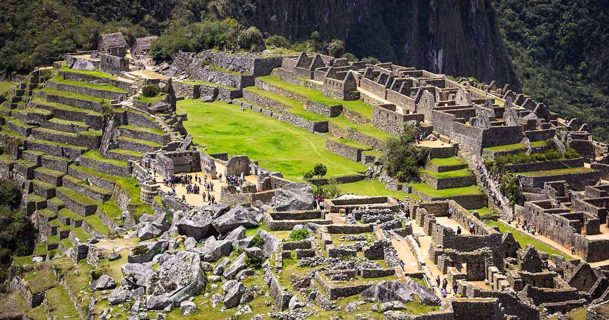 Majestic Scenery of Machu Picchu Rock Quarry Wallpaper