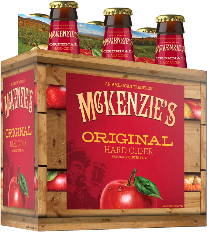 Mackenzies Original Hard Cider Packaging PNG