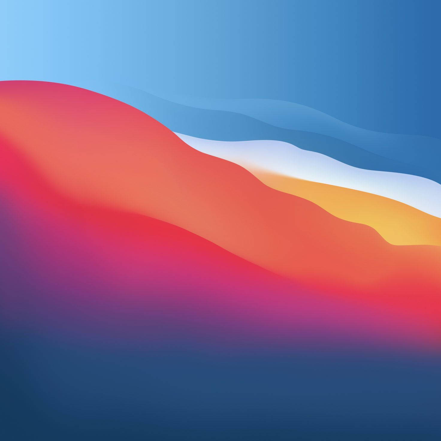 Macos Big Sur Pastel-colored Streaks Background