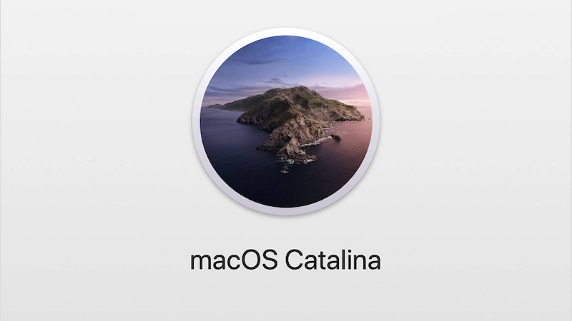 MacOS Catalina Logo Wallpaper