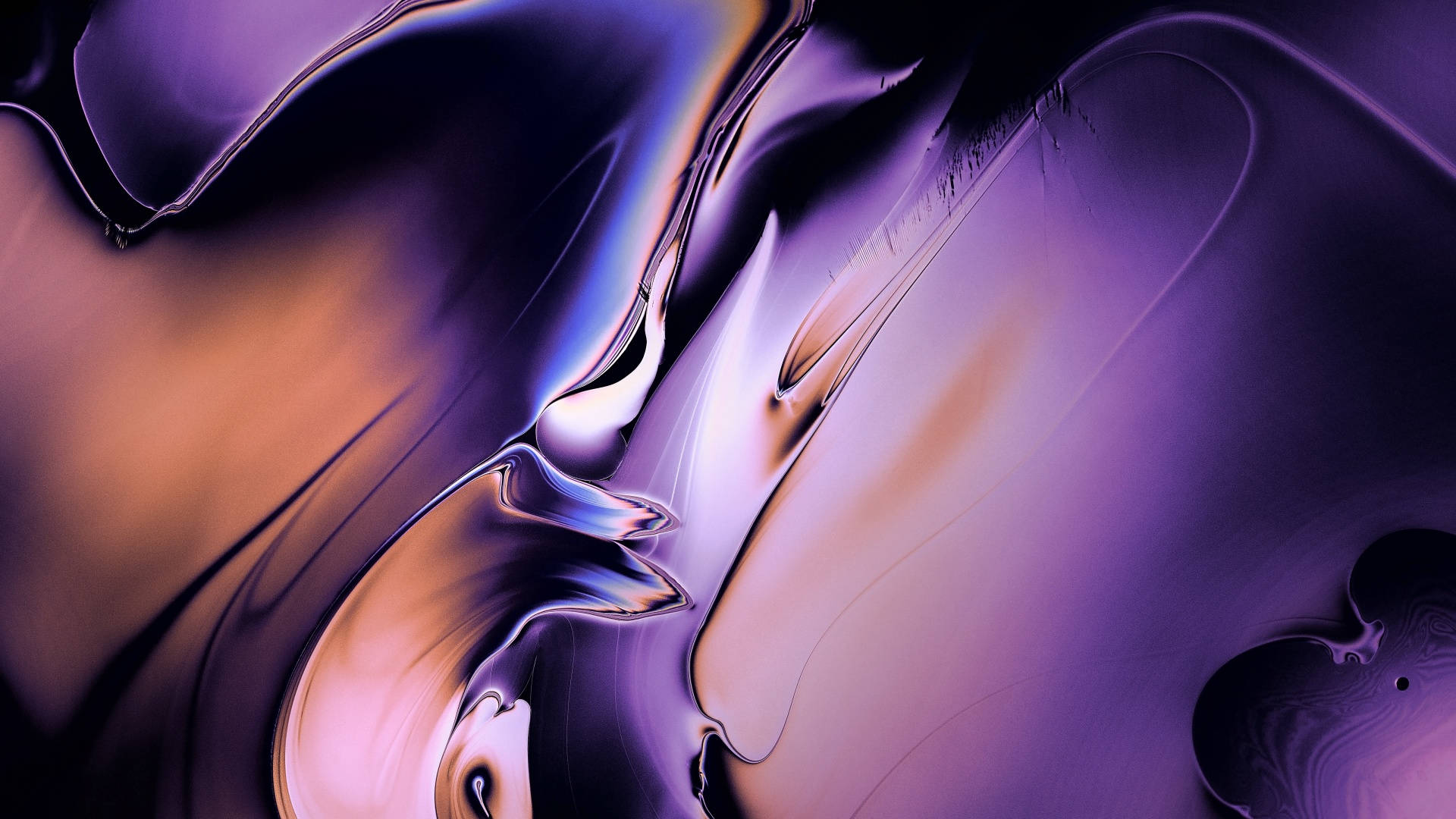 MacOS Mojave Purple Abstract Wallpaper