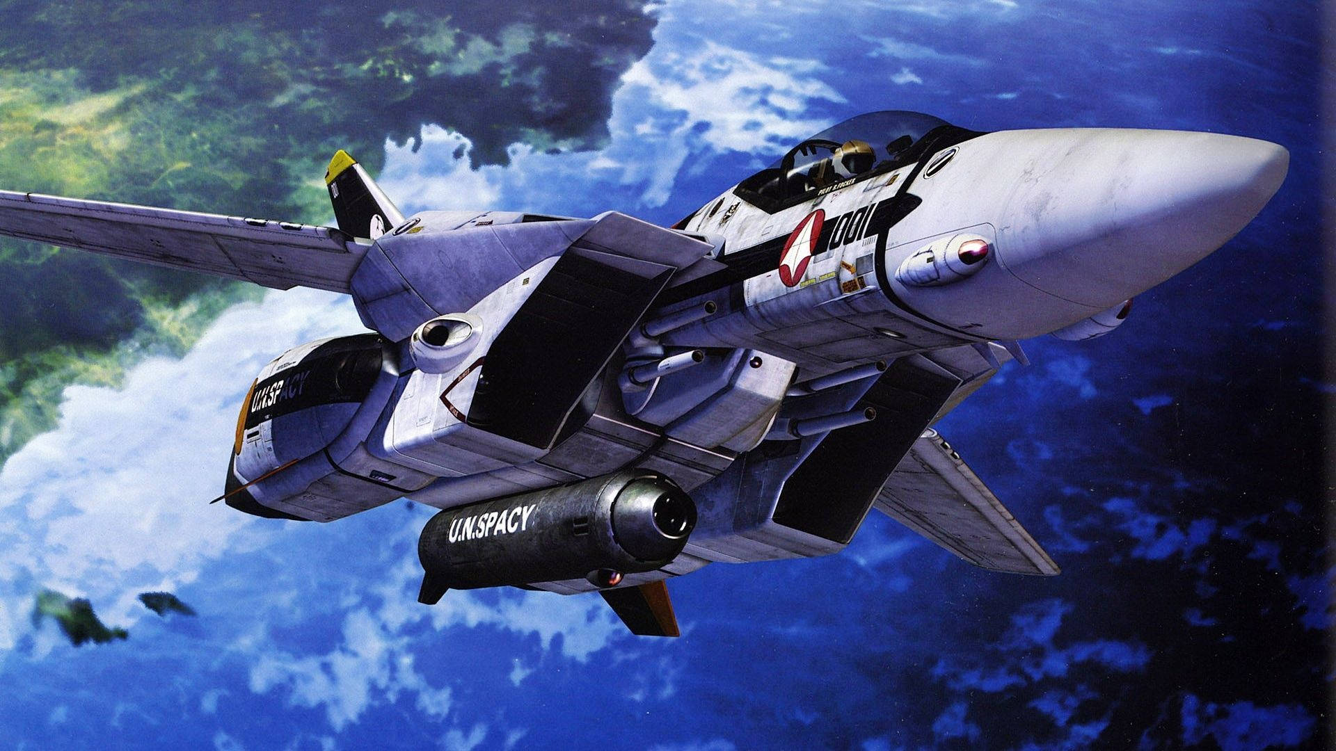 Macross Fighter Jets Background