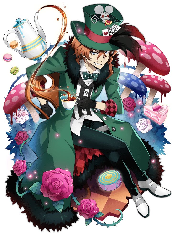 Mad Hatter Anime Style PNG