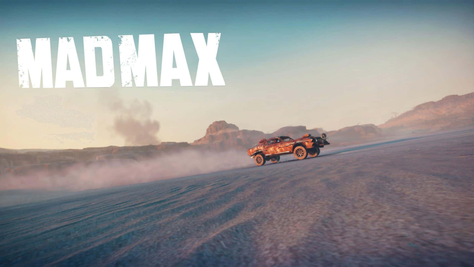 Mad Max Desert Car Chase Wallpaper