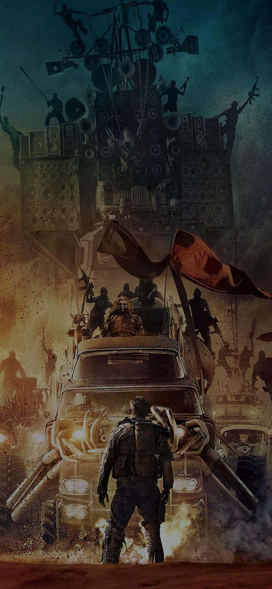 Mad Max Fury Road Action Scene Wallpaper