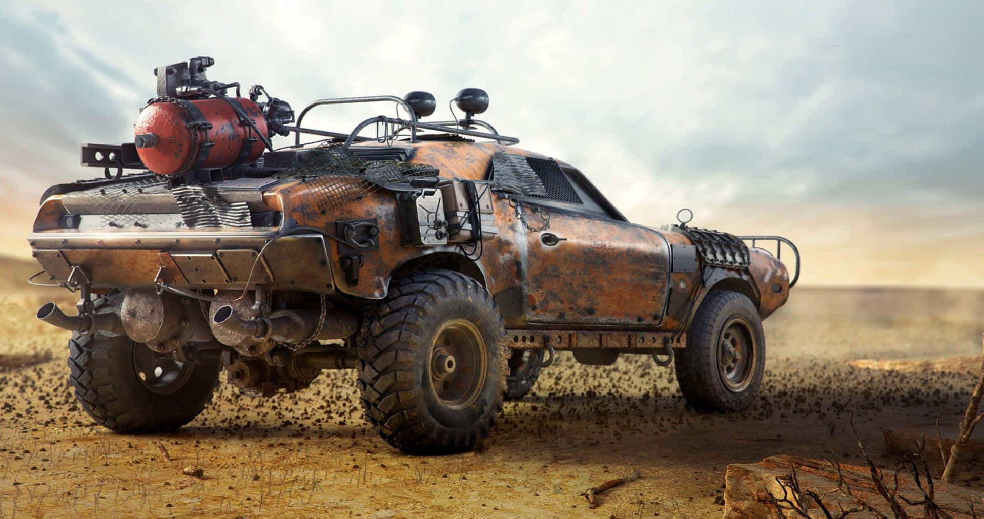 Mad Max Style Post Apocalyptic Vehicle Wallpaper