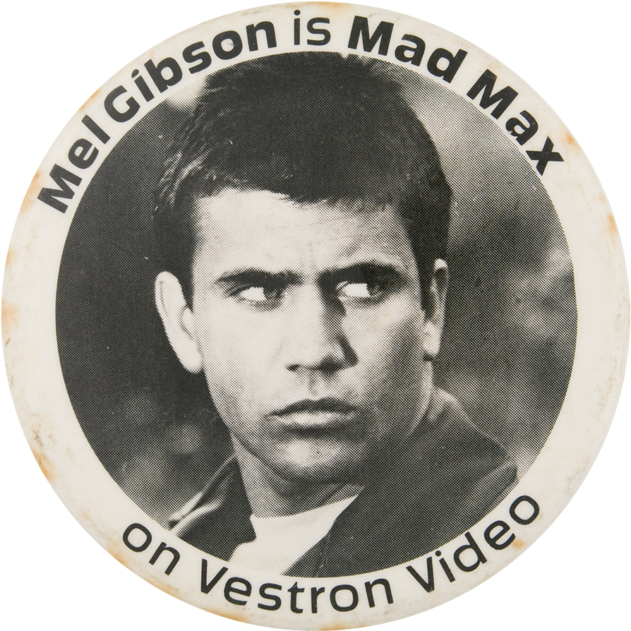 Mad Max Vestron Video Promotional Sticker PNG