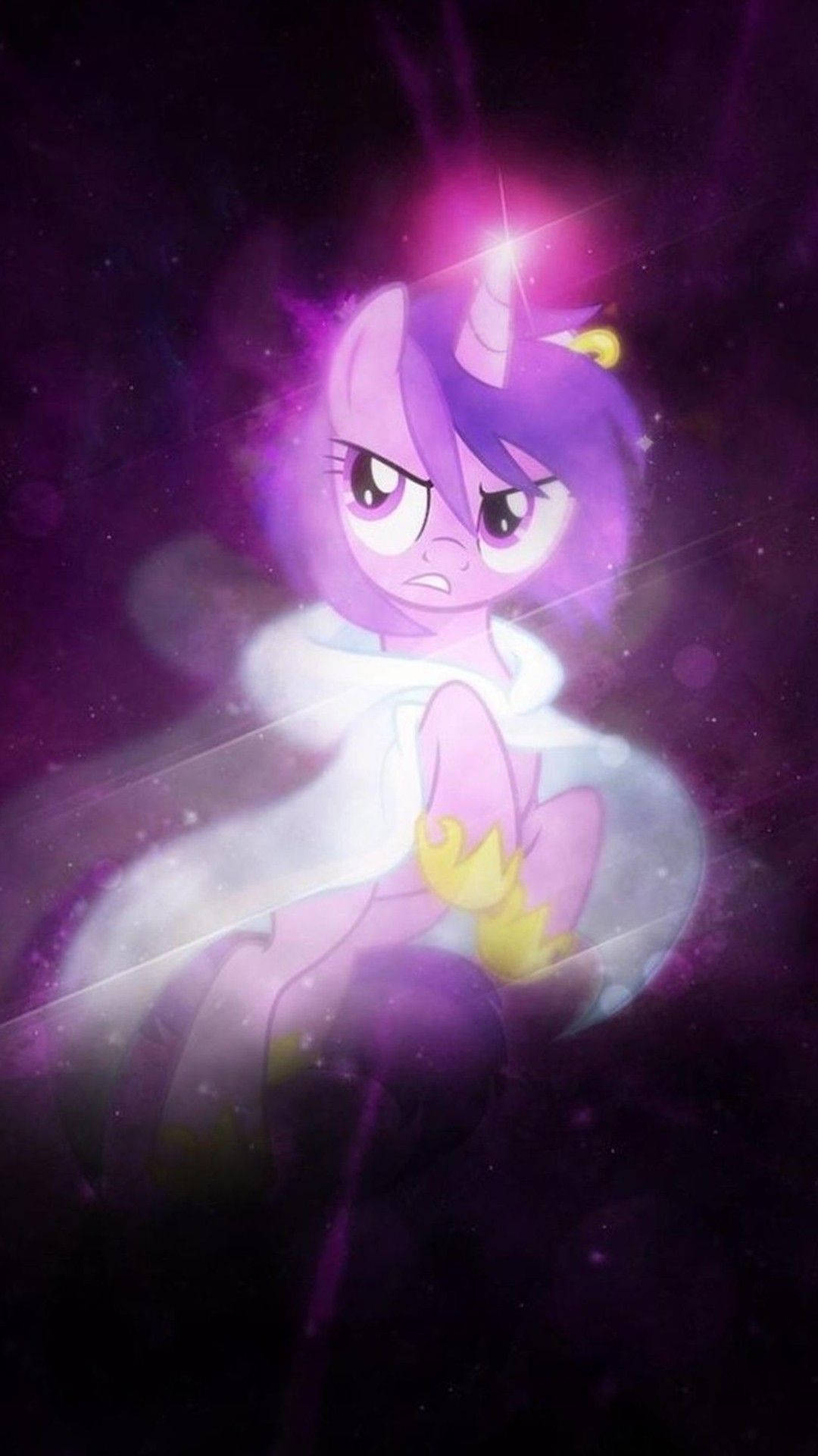 Mad Unicorn In Cute Galaxy Wallpaper