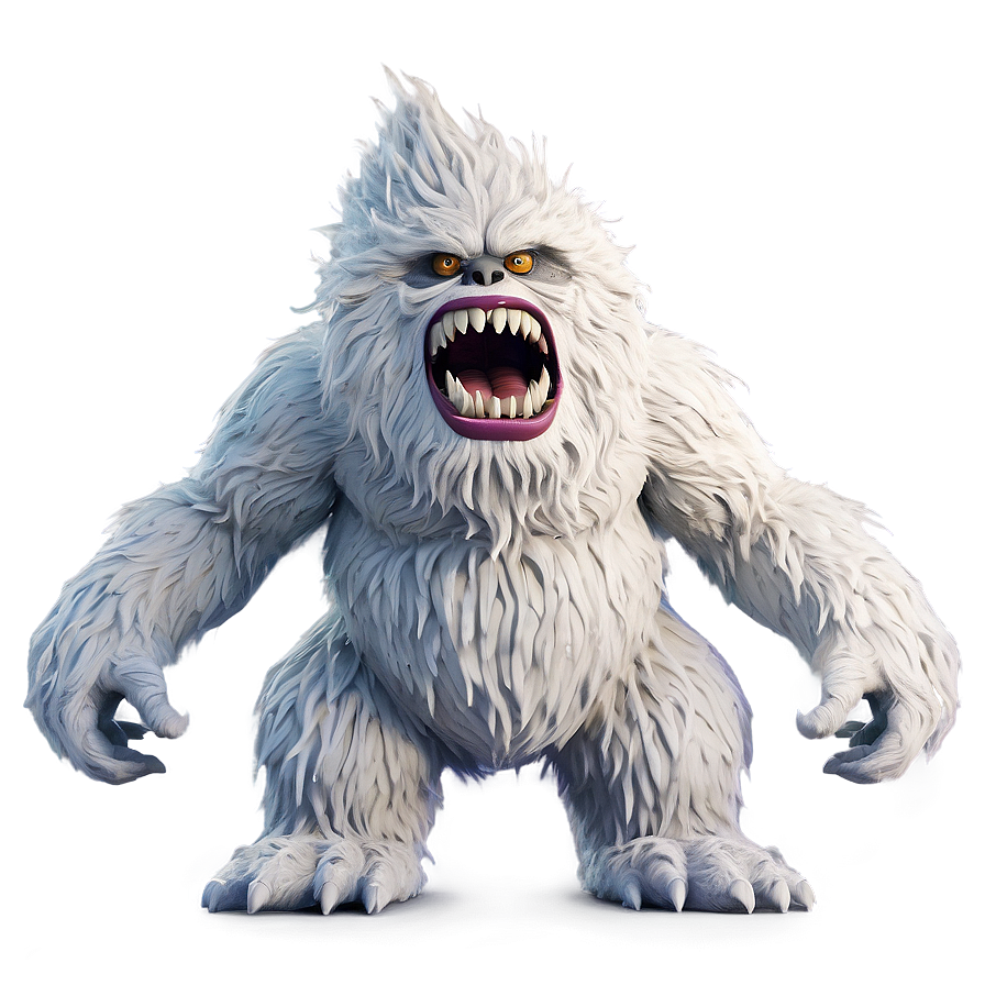 Download Mad Yeti Snow Monster Png 06112024 | Wallpapers.com