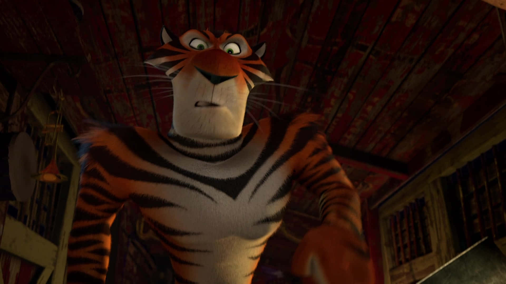 Madagascar 3: Europe's Most Wanted Characters In A Lively Performance Wallpaper