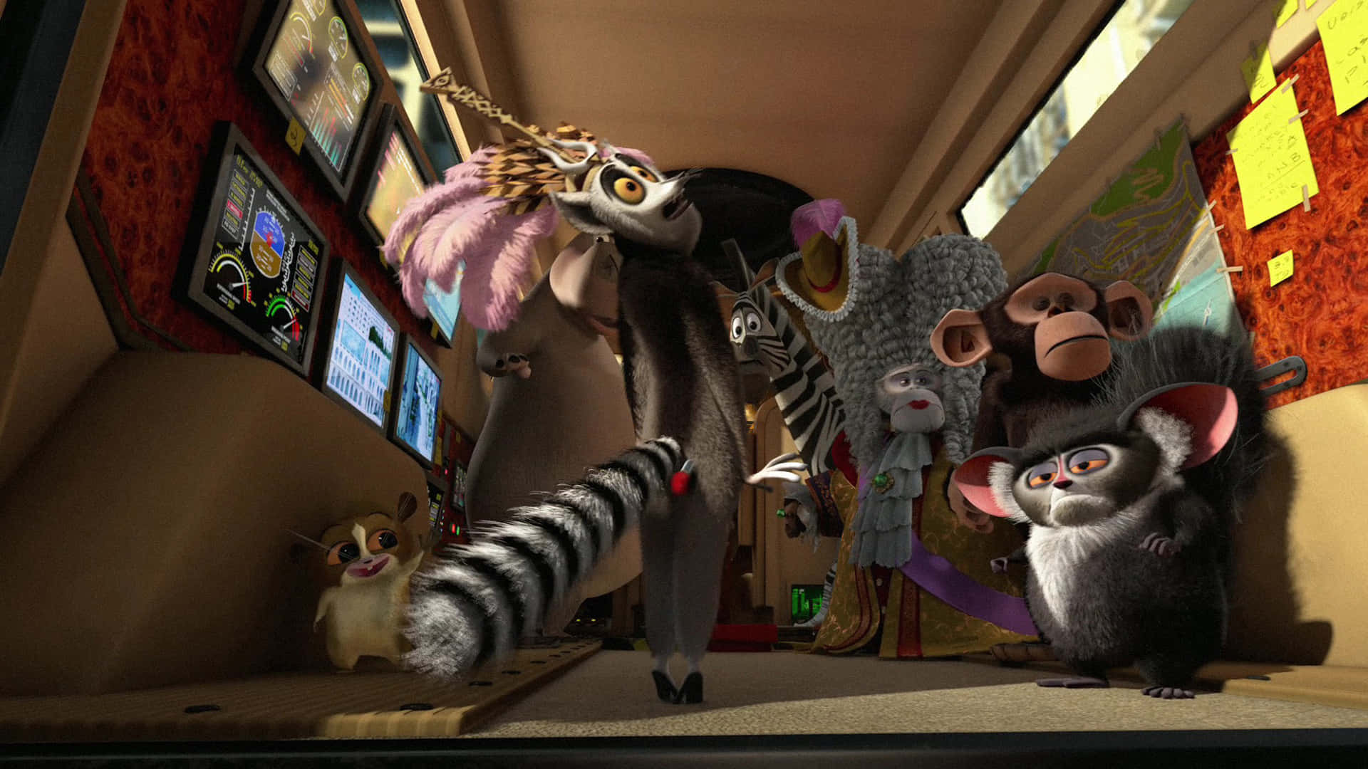 Madagascar 3: Europe's Most Wanted, Het Kleurige Avontuur Van De Bende Achtergrond