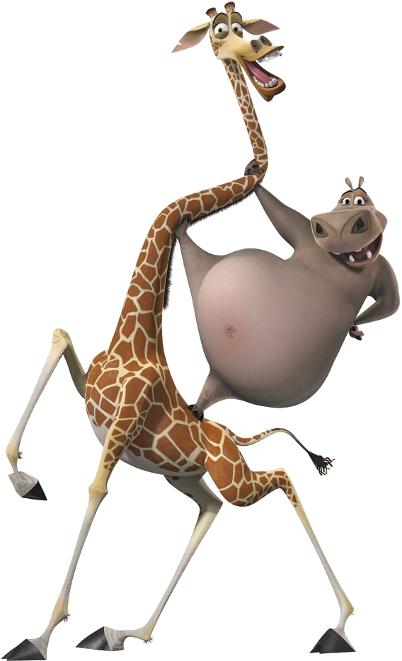 Madagascar Movie Characters Frolic PNG