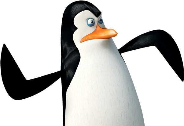 Madagascar Penguin Character PNG