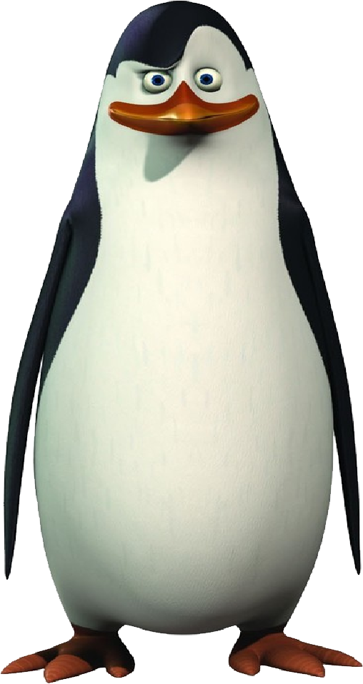 Madagascar Penguin Character PNG