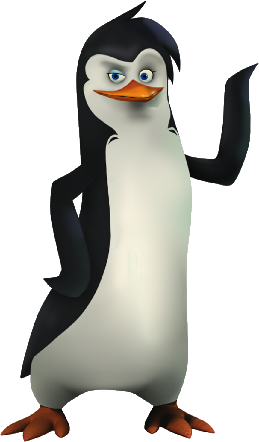 Madagascar Penguin Character PNG