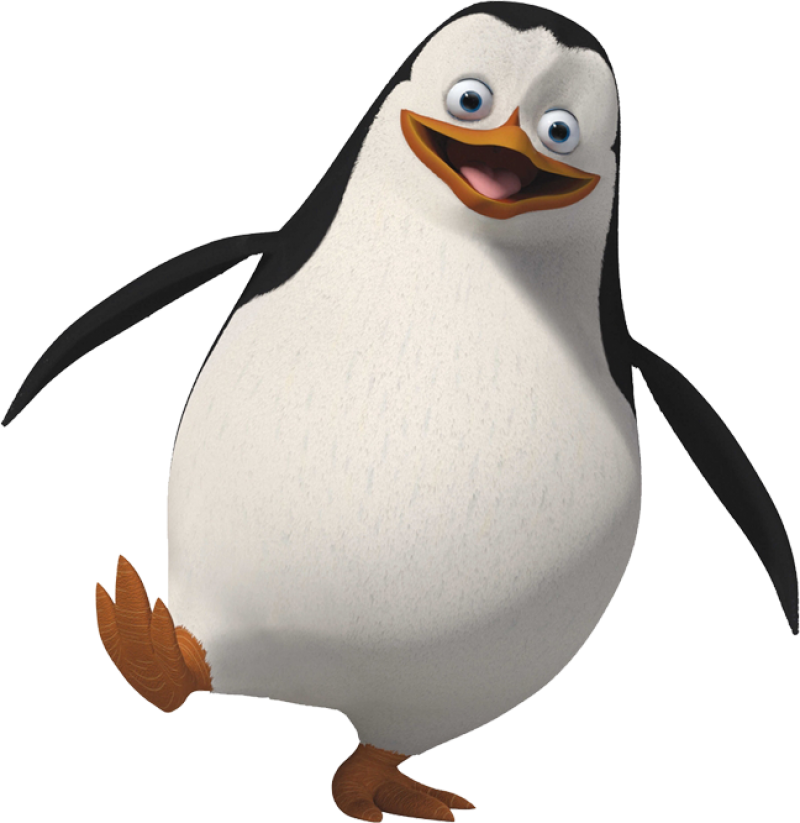 Madagascar Penguin Smiling PNG