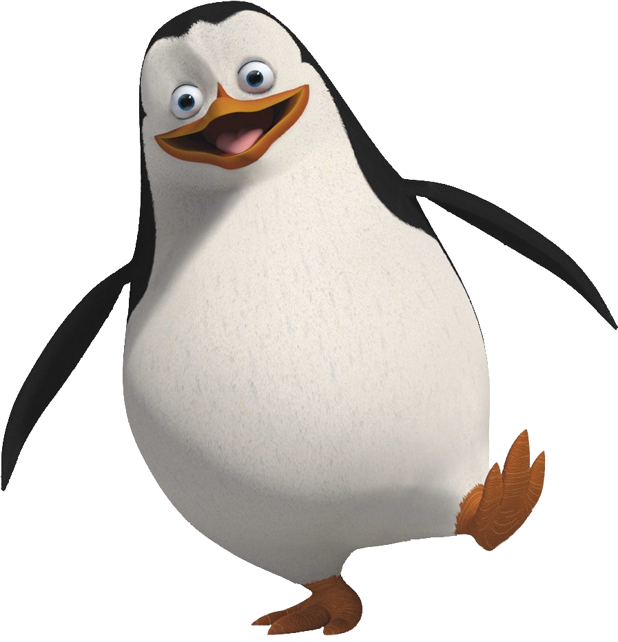 Madagascar Penguin Smiling PNG