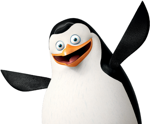 Madagascar Penguin Smiling PNG
