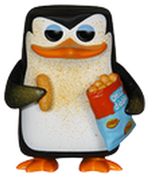 Madagascar Penguin With Cheese Dibbles PNG