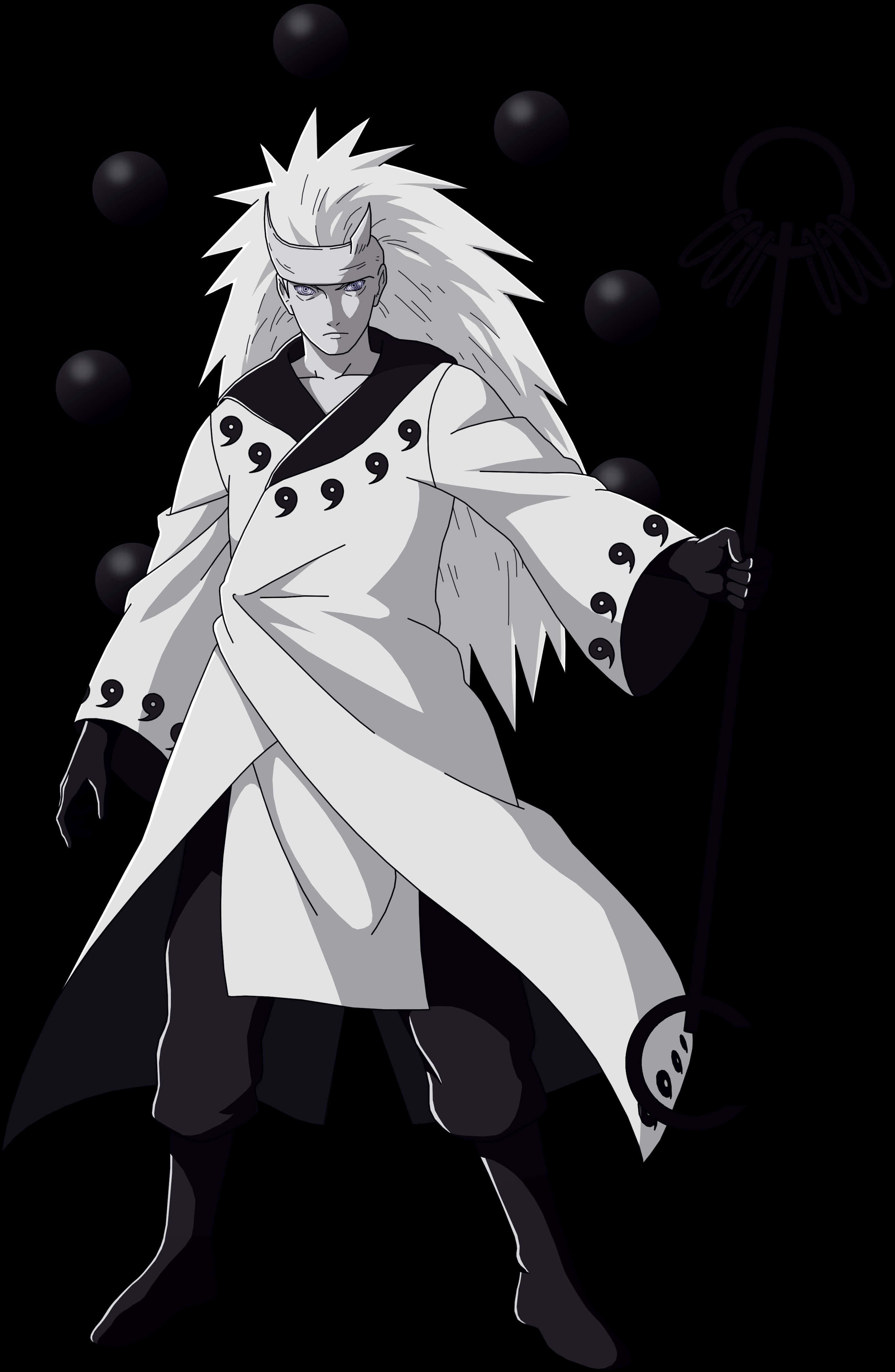 Madara Uchiha Anime Character PNG