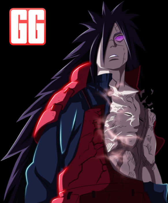 Madara Uchiha Anime Character PNG