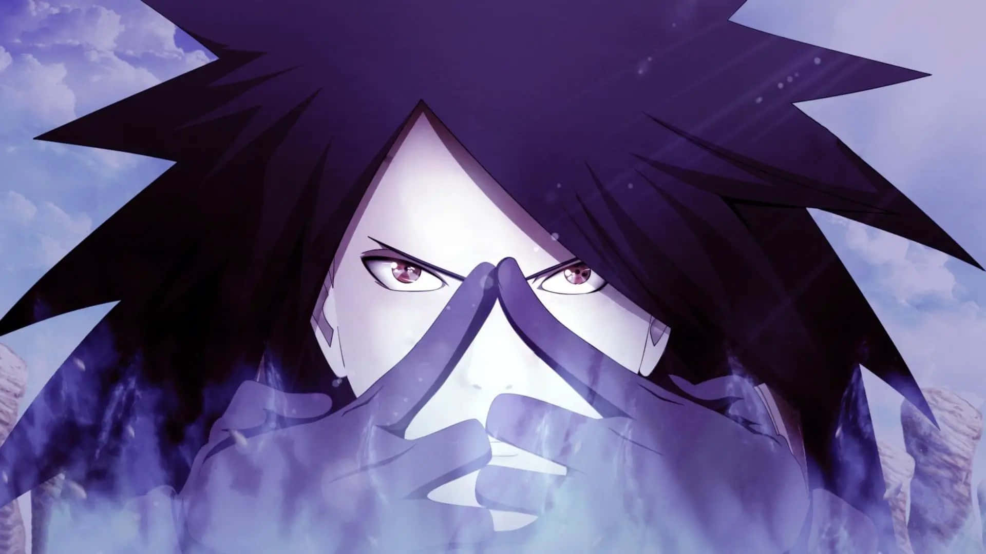 "Madara Uchiha, leader of the Uchiha Clan and one of the strongest ninja warriors in the world of Naruto."