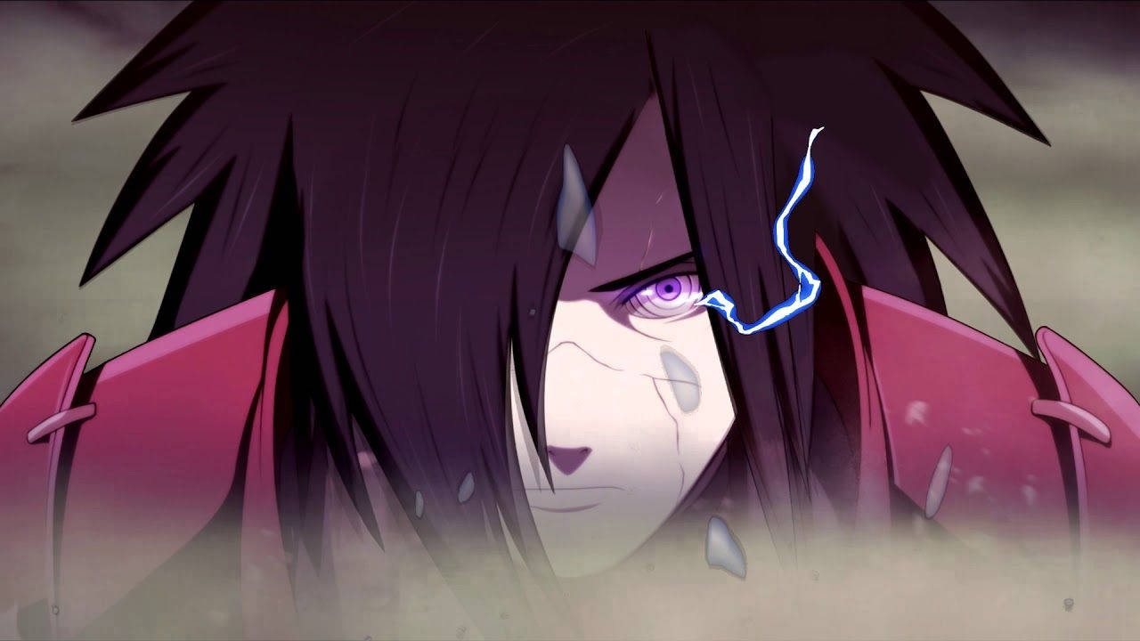 Madara with the iconic Rinnegan eye Wallpaper
