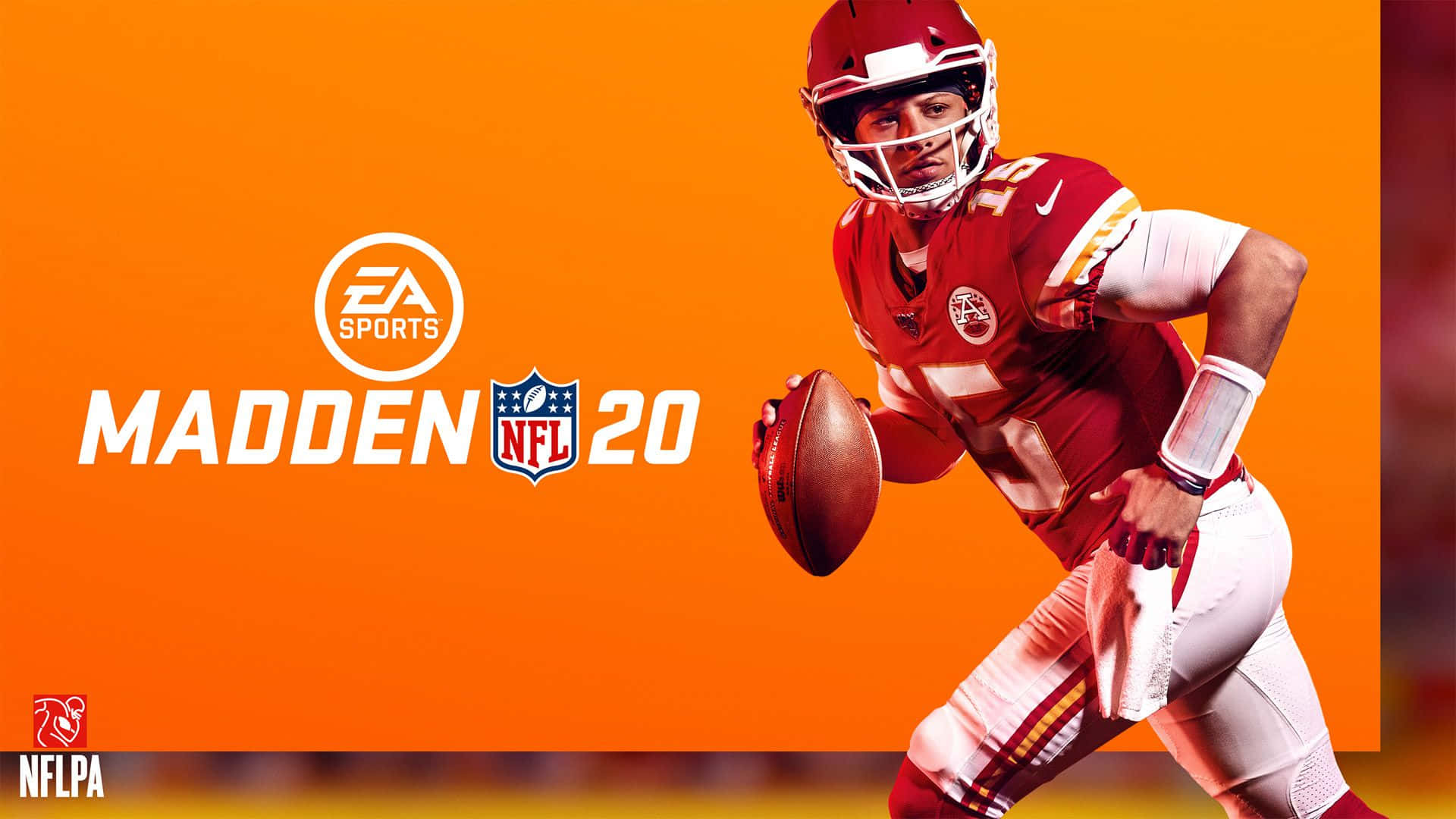 Caption: Exciting action from Madden NFL 22 on the field Wallpaper