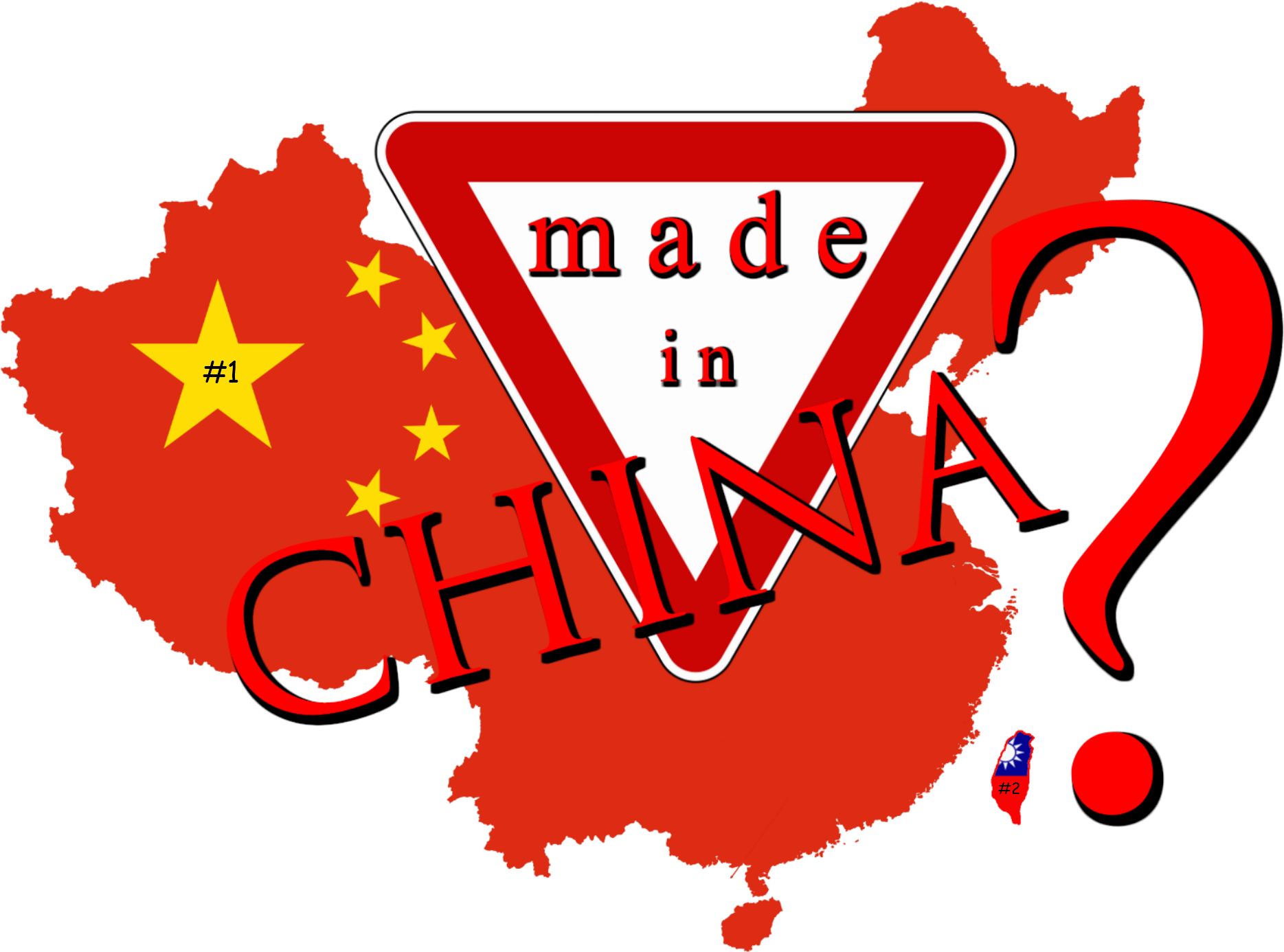 Madein China Concept Illustration PNG