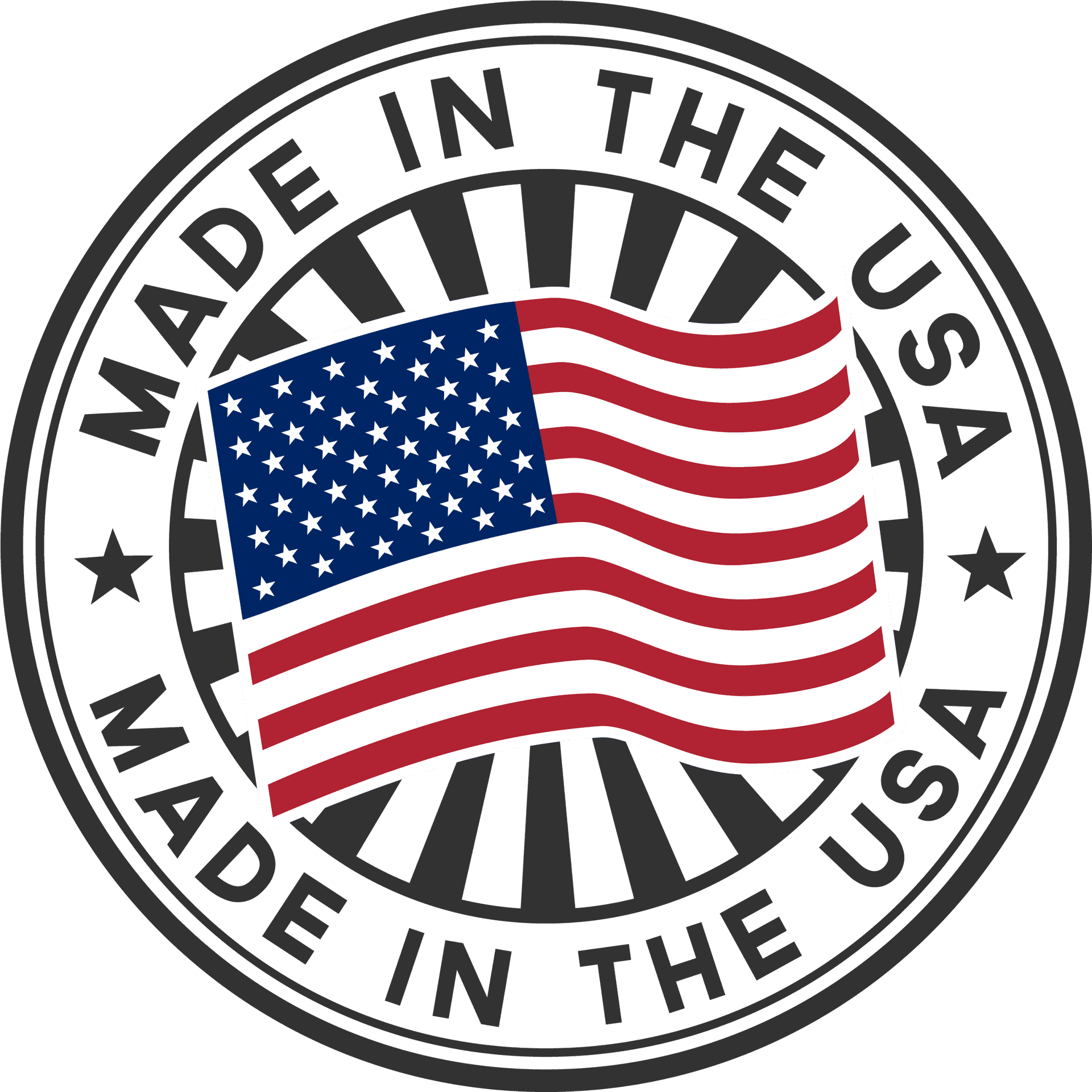 Madein U S A Flag Emblem PNG
