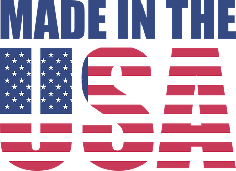 Madein U S A Patriotic Graphic PNG