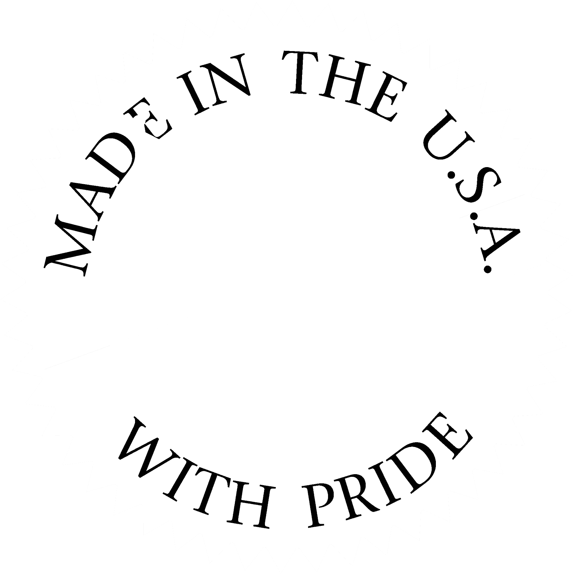 Madein U S A With Pride Seal PNG
