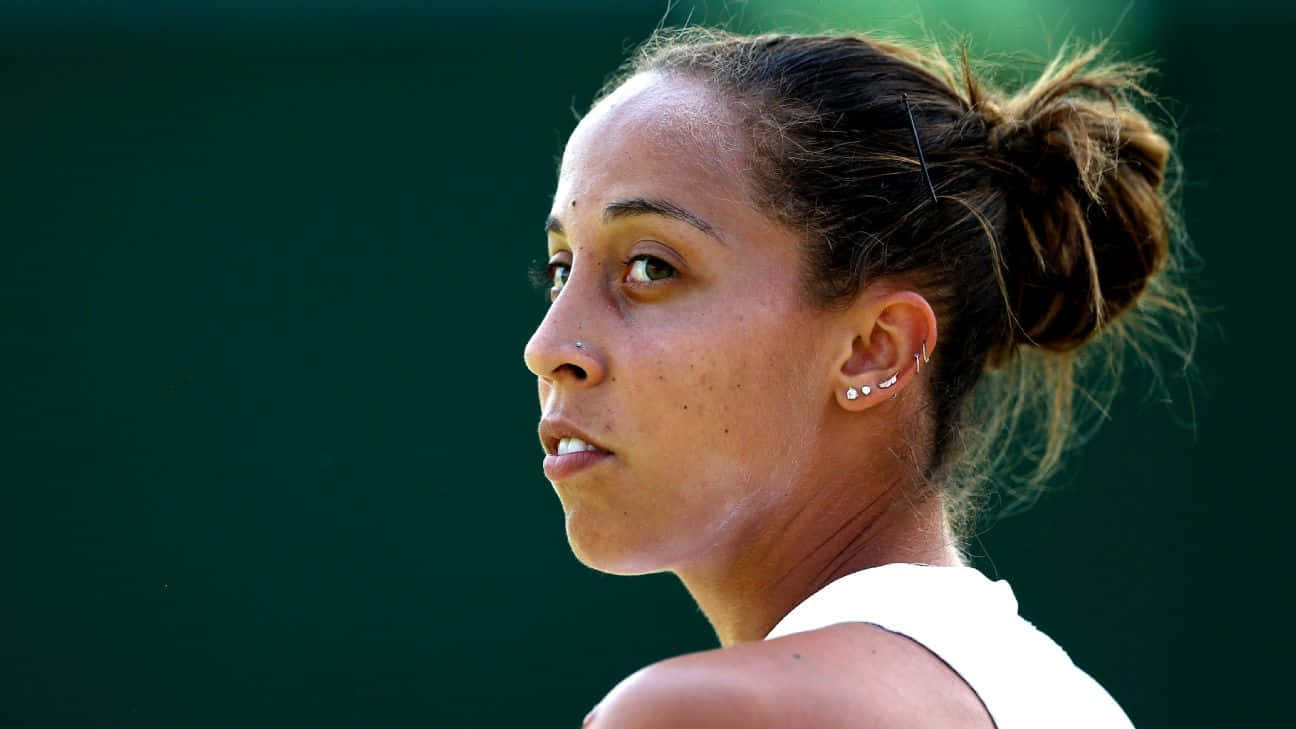 Madison Keys With Serious Face Wallpaper