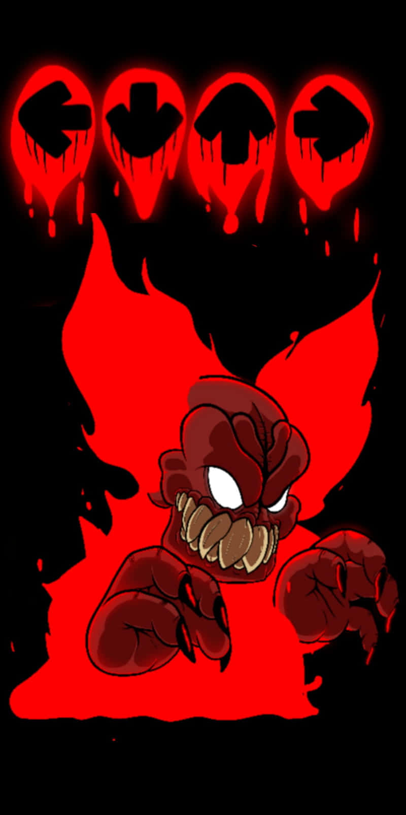 Madness Combat Background Scary Red Monster 800 x 1606 Background