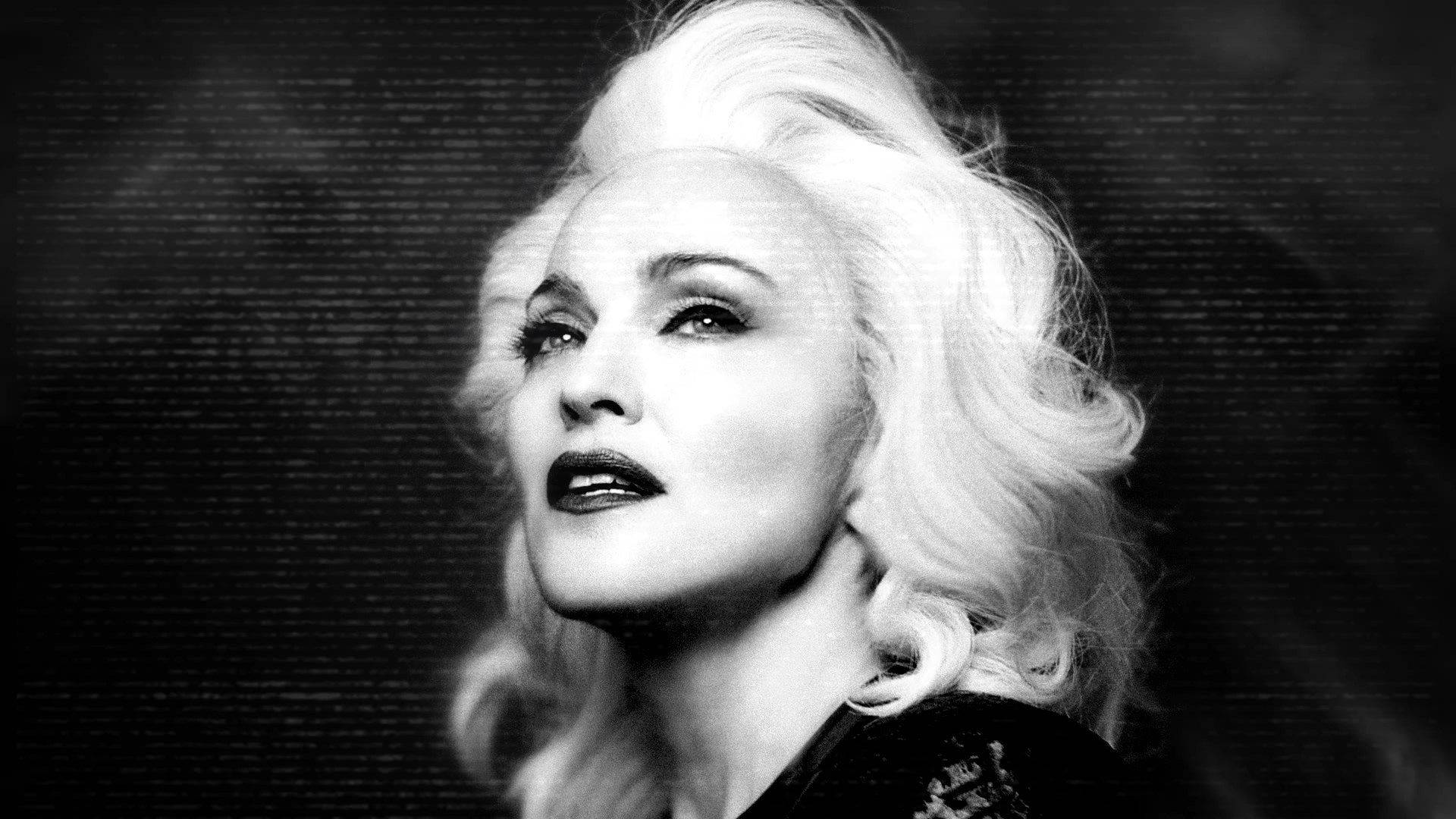 Madonna Ice Blonde In B&w