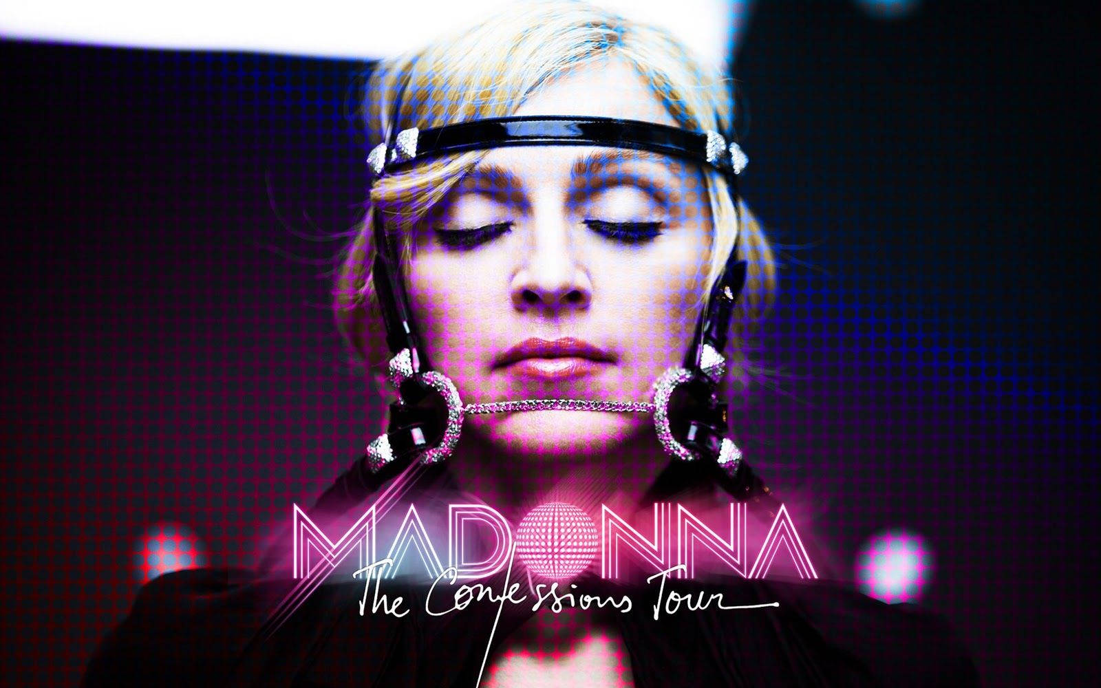 Madonna In A Head Brace Background