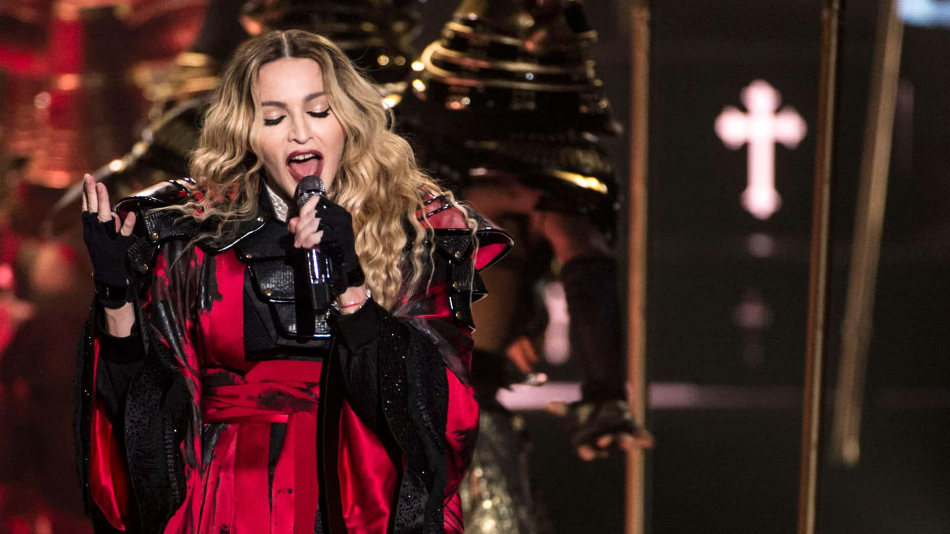 Madonnadominiert Seit Über 40 Jahren Die Musikszene.
