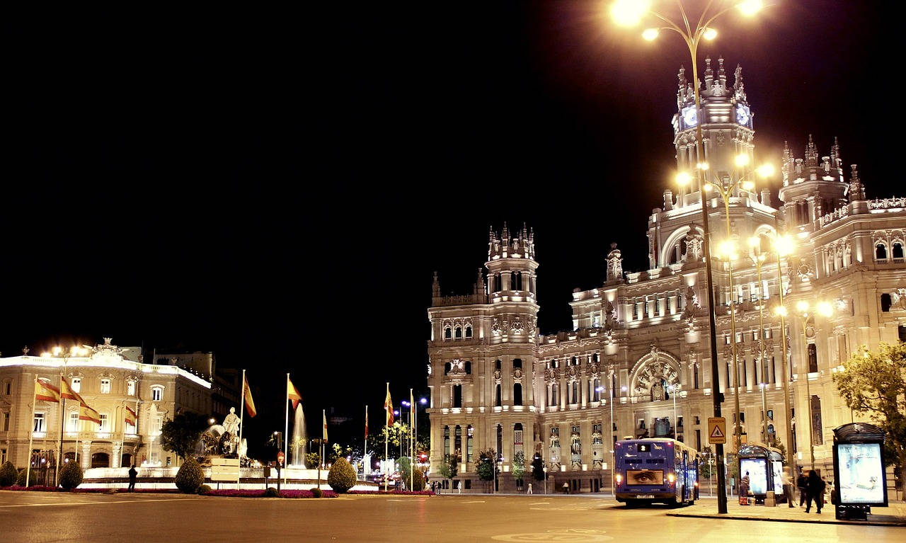 Madridplaza De Cibeles: Madrid Platz Von Cibeles (für Einen Computer Hintergrundbild) Wallpaper