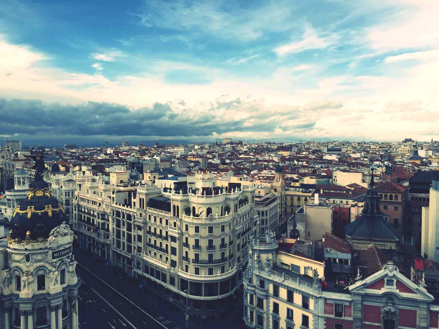 Madrid_ Skyline_ Vintage_ View.jpg Wallpaper