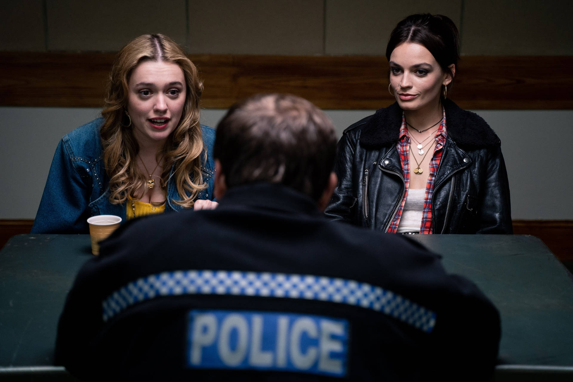 Maeve Wiley In Police Station Wallpaper