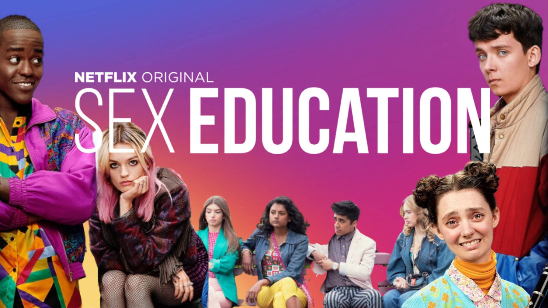 Maeve Wiley In Sex Education Cover Wallpaper