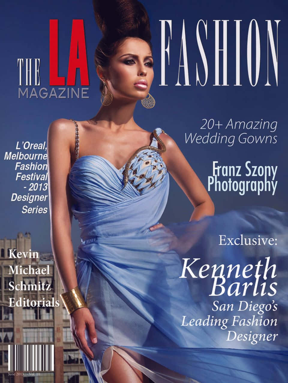 Magazine Cover Featuring a Model