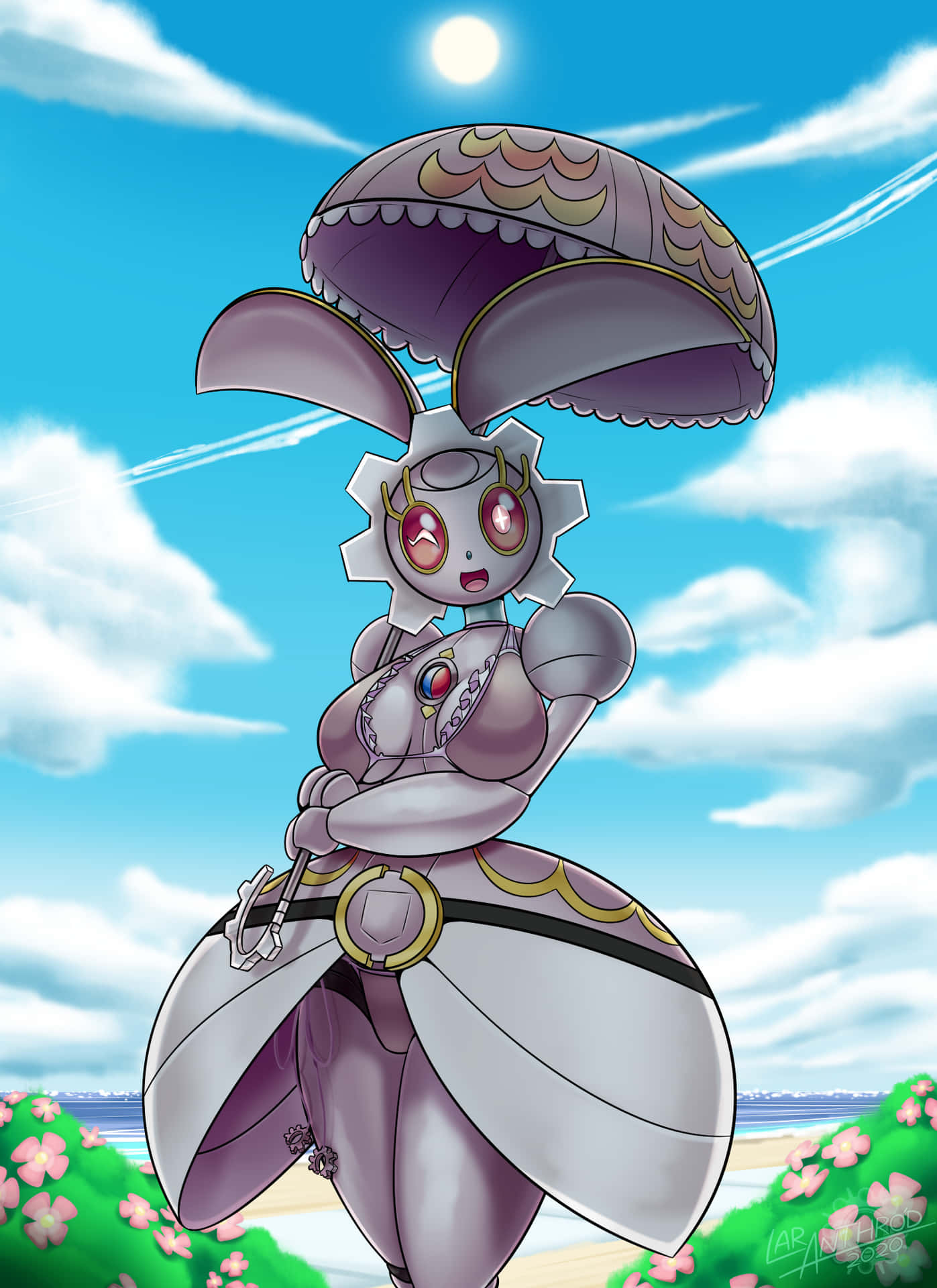 Magearna During A Mythical Summer Wallpaper