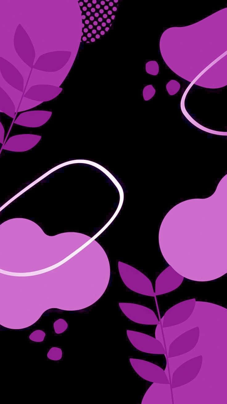 Magenta_ Abstract_ Floral_ Background Wallpaper