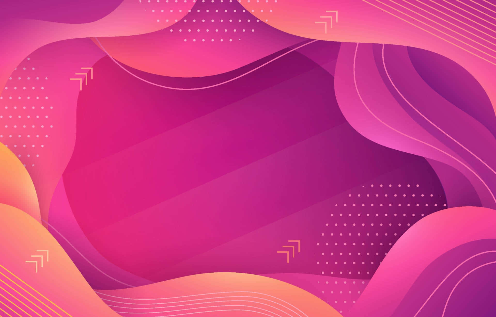 Magenta Waves Abstract Background Wallpaper