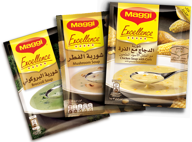 Maggi Excellence Soup Variety Pack PNG